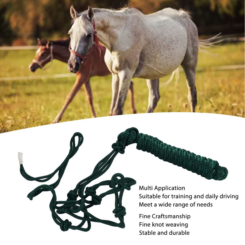 Rope Halter Multi Knots Safe Wearable Weaving Polyester Horse Halter