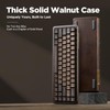YUNZII WOOD68 65% Wireless Hot Swap RGB Mechanical Keyboard (Wood,