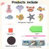 Syntego 8pcs 5D Diamond Art Assorted Colourful Sea Creatures Magnets