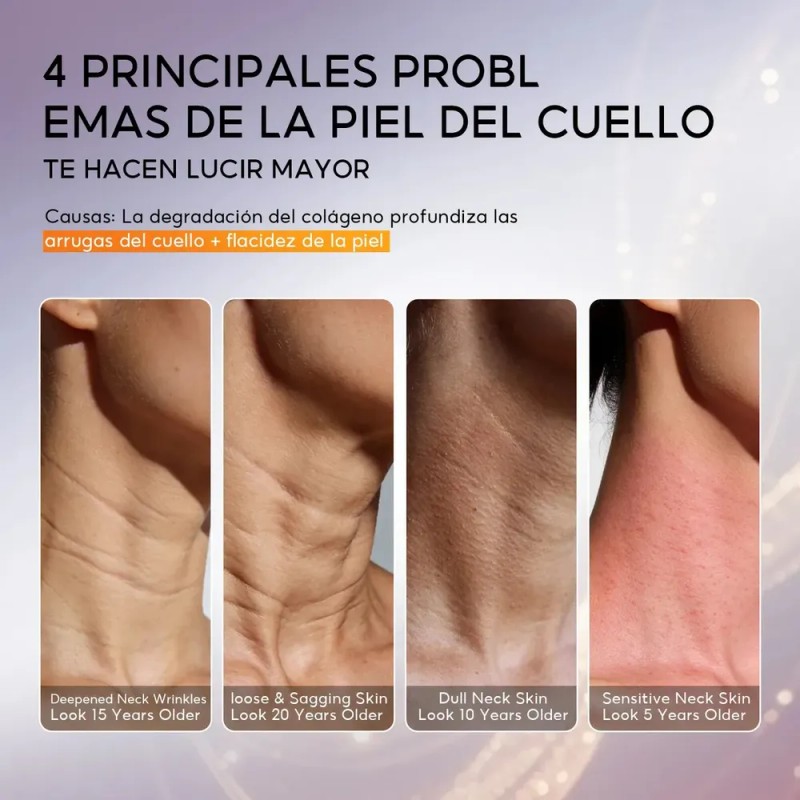 Papa Feel Crema Cuello Colageno Reafirma Antiarrugas 75g Sensible Día/noche