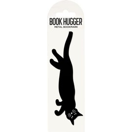 Curious Cat 'Hanging' Metal Bookmark (Book Hugger series)