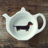 Sweet William Dachshund Teabag Dish