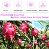 Freeze-dried Dragon Fruit, 220g/7.76oz Freeze Dried Fruit, with 1 Ingredients,No
