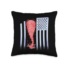 Storm Hunter Designs Meteorologist Tornado Fan Chaser Weather Throw Pillow, 16x16, Multicolor