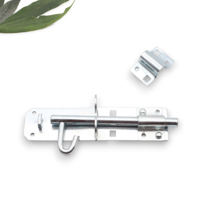 Zinc Brenton Bolt 4", 6" Heavy Duty Sliding Lockable Padlock