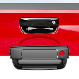 xipoqix Tailgate Handle Trim Compatible with 2022-2025 Ford Maverick Lift Gate Handle Rear Trunk Door Cover Replacement for 2022 2023 2024 2025 Ford Maverick Accessories (Glossy Black)