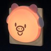 Annmore Night Light Socket Children's Socket Light Pig Nursing Light