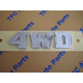Toyota 4Runner Rear 4WD Chrome Rear Emblem Badge Genuine OEM New  2003-2009
