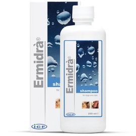 ICF | Ermidra Dog Shampoo For Itchy Skin Relief | Detangle Brittle Fur | Removes Bad Odours | Dog Shampoo And Conditioner For Pets With Sensitive Skin | 250ml