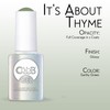 Color Club It's About Thyme Nail Gel Earthy Green Color