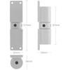 MidGard Zinc Alloy Automatic Door Closer Adjustable Rod Door Closer