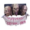 ZOMBIE WALL PLAQUE 3 FACED