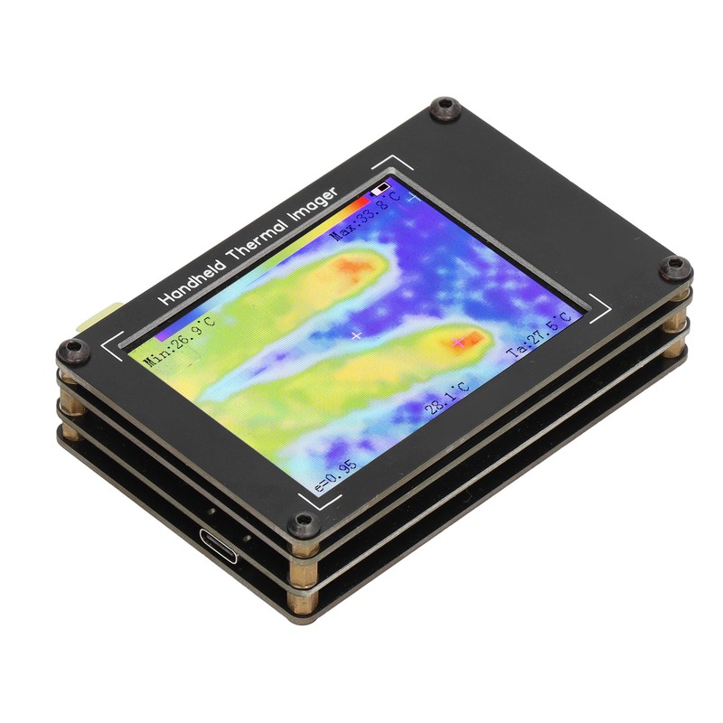 Thermal Imager DIY Rechargeable Infrared Imaging Camera MLX90640 for Electronic