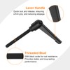 sourcing map 4Pcs M6 x 60mm Adjustable Knobs Handle Male