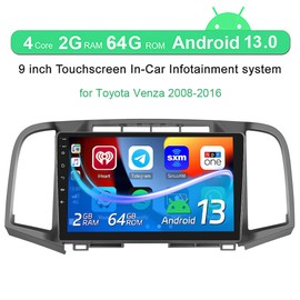 AMPrime For Toyota Venza 2008-2016 Android 13 Car GPS Radio Stereo CarPlay Navi BT 2+64G