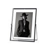 IZIDDO Black Floating Frame, 5"x7" Metal Frame For Picture 4x6,3.5x5,