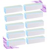 FOMIYES Nail Art Polishing Block Set 10pcs Square Nail Buffer