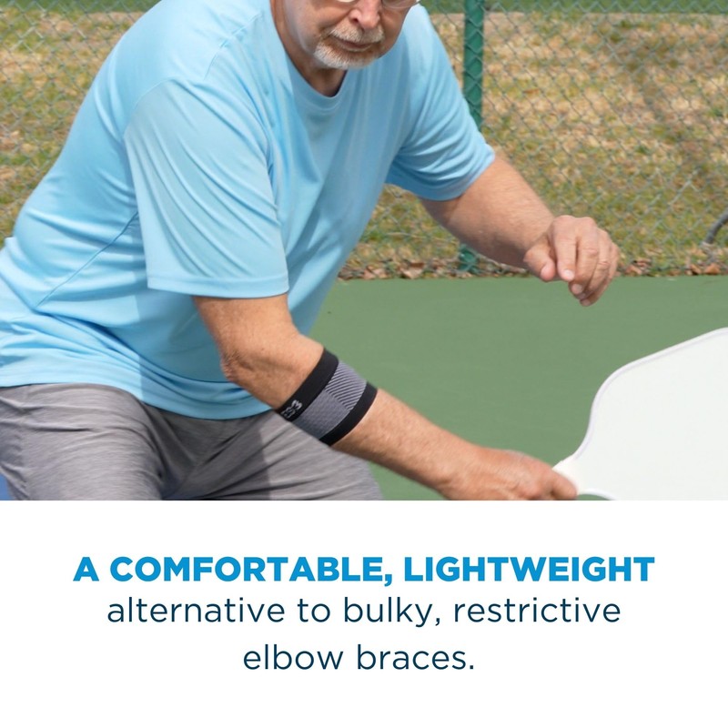 OrthoSleeve Elbow Brace ES3 designed to help with Tennis Elbow,