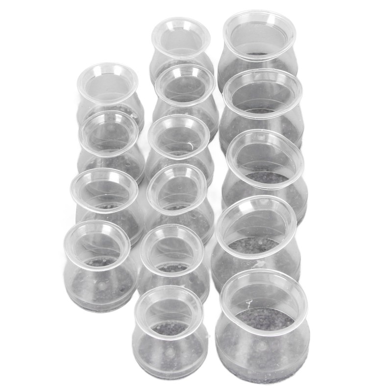 15pcs Chair Leg Protectors Silicone Felt Bottom Chair Leg Covers