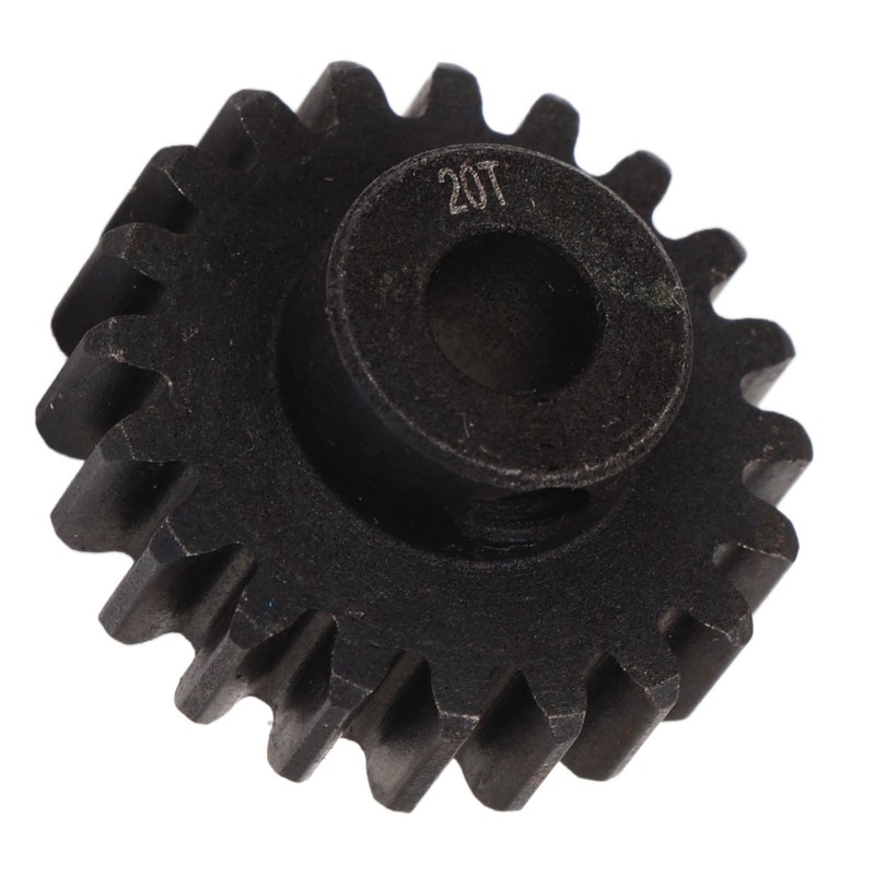 20T 22mm Diameter RC Motor Gear Steel Rust Protection Black