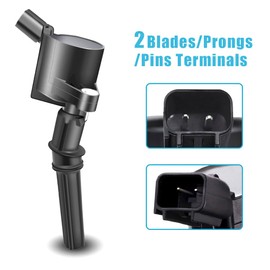 MAS Ignition Coil DG508 & Spark Plug SP479 AGSF22WM Compatible with Ford 5.4L 4.6L V8 Crown Victoria Expedition F150 F250 Mustang Lincoln Mercury Explorer DG457 DG472 DG491