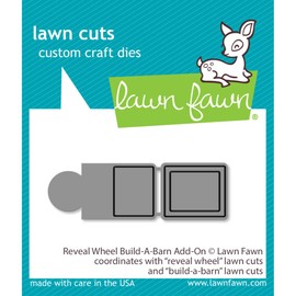 Lawn Fawn LF2797 Reveal Wheel Build-A-Barn Add-On Dies