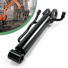 VORGENS Mini Excavator Thumb Cylinder, Hydraulic Cylinder 25mm/0.98in, Compatible with Mini Excavator Attachment Below 3 Tons - Replace Small Digger Three Holes Hydraulic Thumb Clip Only