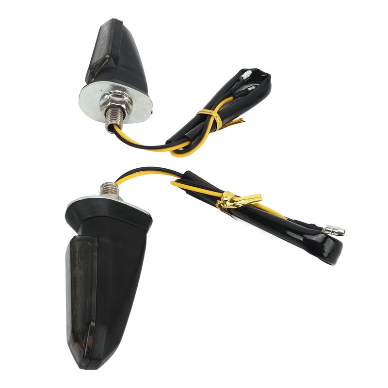 4Pcs Motorcycle LED Turn Signal Lights Mini Front Rear Indicator
