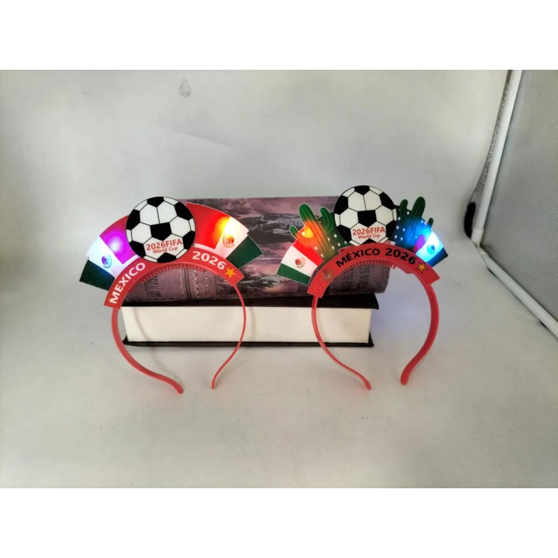 Diademas Luminosas Mexicanas 2 Piezas Para Fiesta Y Eventos