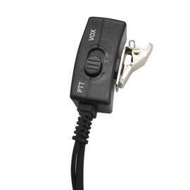 2-Pin VOX Headset with Mic Air Acoustic Tube Earpiece for Baofeng Retevis Two-Way Radios UV-5R BF-F8HP Pro GM-15 5RM K5 Plus BF-888S UV-17R AR-152