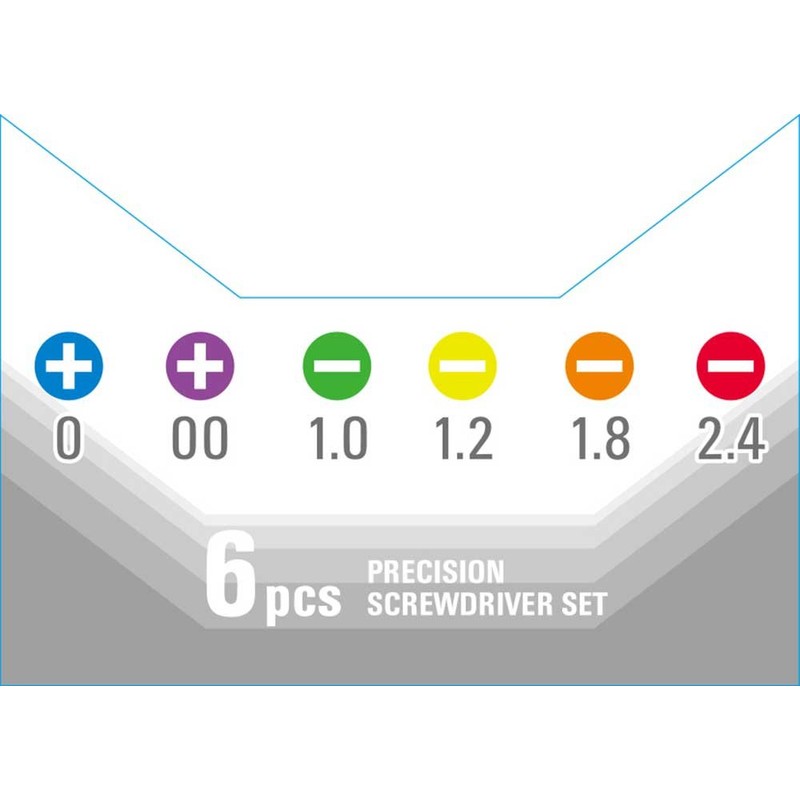SK11 Precision Driver Set Rainbow Color 6 Pairs EPS –