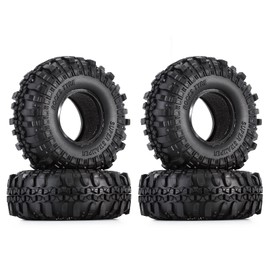 4PCS 1.9 Crawler Rubber Tyre/Wheel Tires for 1:10 RC Rock Crawler Axial SCX10 90046 SCX10 III AX103007 Tamiya CC01 D90 D110 (A)