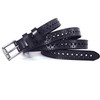 YIWEIYA Womens Leather Belts (Black)