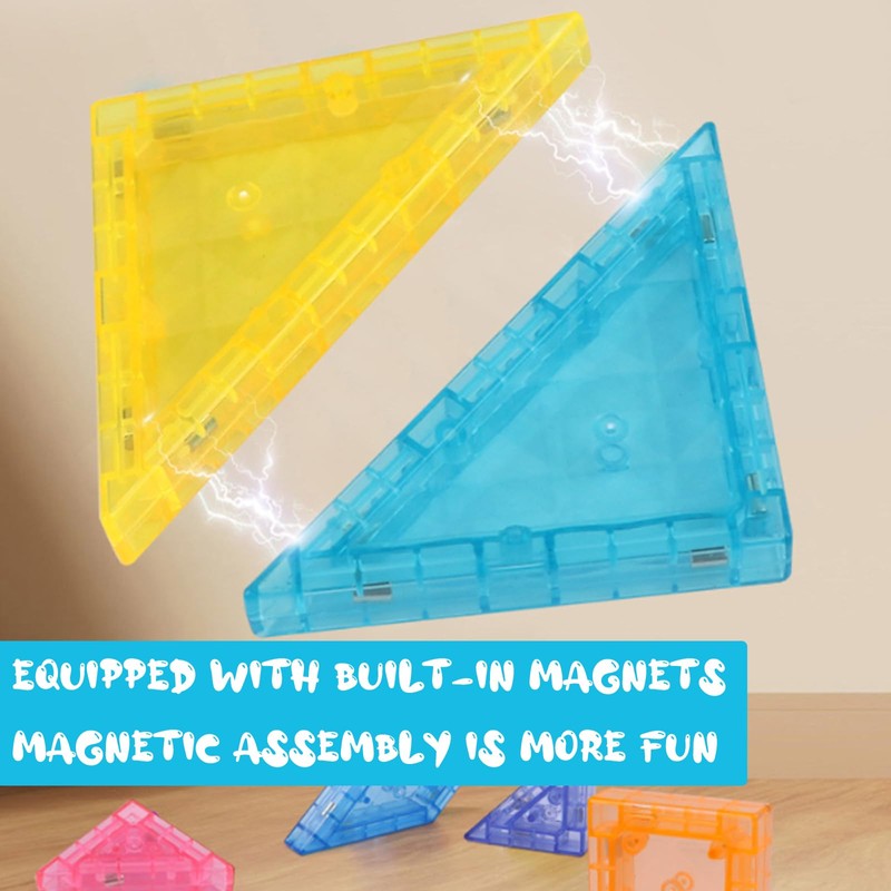Dryxog Magnetic Tangram Curious and Fun Travel Game, Magnetic Game,