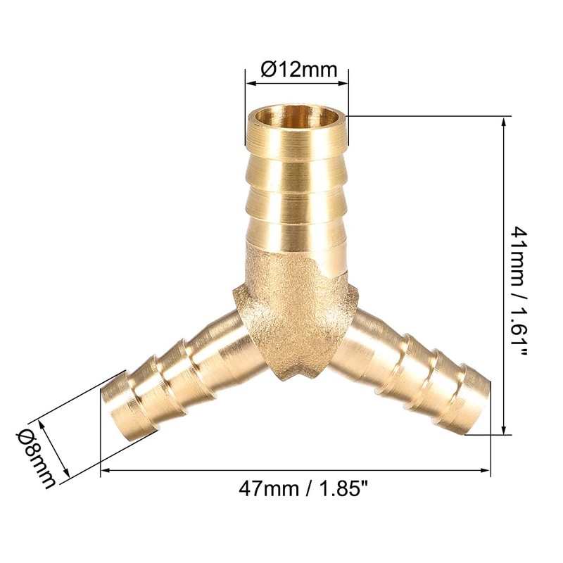 sourcing map 1 Piece 12 x 8 x 8 mm
