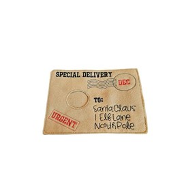 Elf Mail Departure Envelope, Farewell Elf Delivery Envelope Costume, Ship to North Pole Elf Mail Envelope