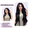 Human Hair Extensions Jet Black Clip in Hair Extensions Real