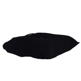 12 Pack Cotton Canvas Drawstring Shoe Storage Travel Bags in Bulk, Wholesale Blank Cotton Draw String Sack Packs (Black)