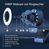 VITADE 960A Pro Webcam with Light, Streaming Cam with Microphone,