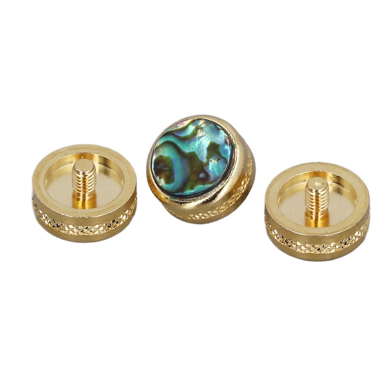 12 Pcs Set Trumpet Valve Finger Button Cap and Rod