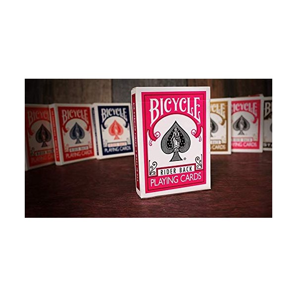 Vincenzo Di Fatta (V) Cards Bicycle Fuchsia Back USPCC