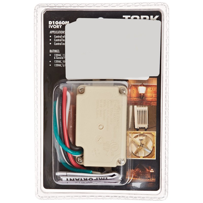 D Series Electronic Auto Off in-Wall Time Switch, 120 VAC