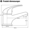 CON:P Piccolo Single-Lever Mixer Tap - High Quality Brass Body
