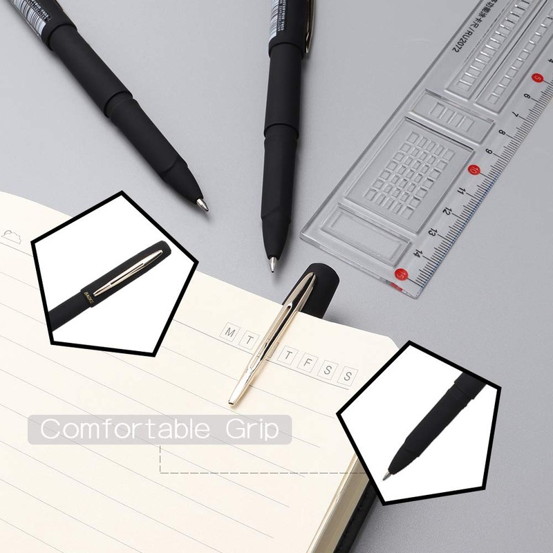 BaoKe Gel Ink Pens Rollerball Pens 1.0mm Medium Line, Box