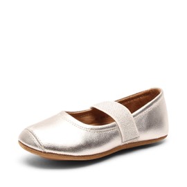 Bisgaard Girls' Closed Ballet Flats (Ballet) - Silver 01 Silver, size: 31 EU