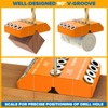 BLEKOO Orange Angled Drill Guide Jig with 4 Bits for