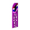 SHOES Banner Sign Flag Only 3’ Wide Flutter Advertising Swooper