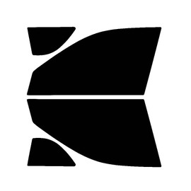 PreCut Front Door Window Tint Kit Compatible with Toyota Corolla 1993-1997 Sedan, 5% VLT