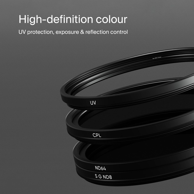 Urth 52mm 4-in-1 Lens Filter Kit (Plus+) — UV, Circular