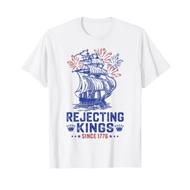 Rejecting Since 1776 American Flag USA 4th Of July T-Shirt